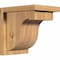 Ekena Millwork Del Monte Smooth Corbel w/Backplate, Western Red Cedar, 7 1/2"W x 10"D x 10"H COR08X10X10DEL01SWR - alternate 1